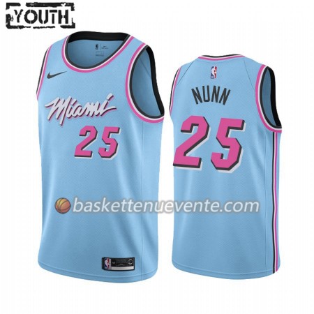 Maillot Basket Miami Heat Kendrick Nunn 25 2019-20 Nike City Edition Swingman - Enfant